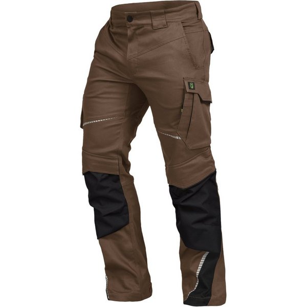 Leibwächter Arbeitshose Herren Flex-Line Cargohose, Bequeme Workwear, 290g/m² (Arbeitsbekleidung) dehnbar durch Elastan (Spandex), Waschbar bis 60°C & trocknerg