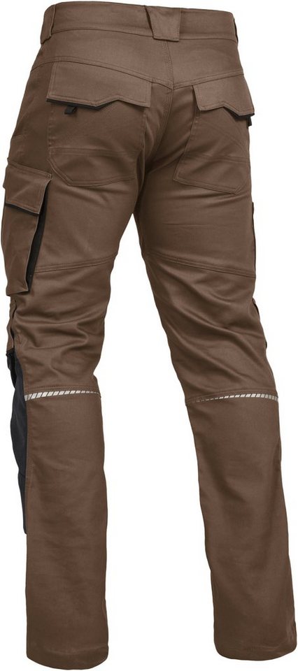 Leibwächter Arbeitshose Herren Flex-Line Cargohose, Bequeme Workwear, 290g/m² (Arbeitsbekleidung) dehnbar durch Elastan (Spandex), Waschbar bis 60°C & trocknerg – Bild 2 von 5