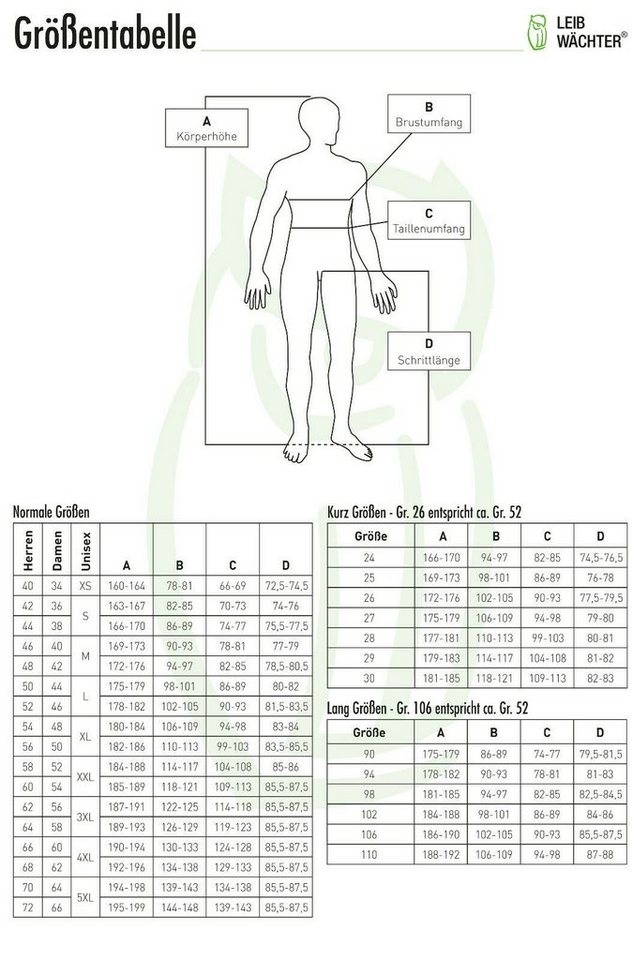 Leibwächter Arbeitshose Herren Flex-Line Cargohose, Bequeme Workwear, 290g/m² (Arbeitsbekleidung) dehnbar durch Elastan (Spandex), Waschbar bis 60°C & trocknerg – Bild 4 von 5
