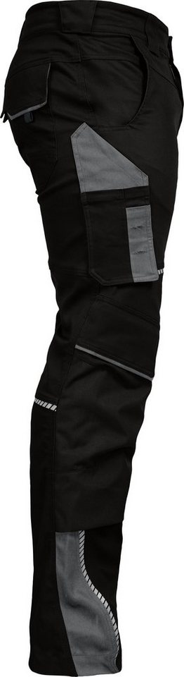 Leibwächter Arbeitshose Herren Flex-Line Cargohose, Bequeme Workwear, 290g/m² (Arbeitsbekleidung) dehnbar durch Elastan (Spandex), Waschbar bis 60°C & trocknerg – Bild 4 von 5