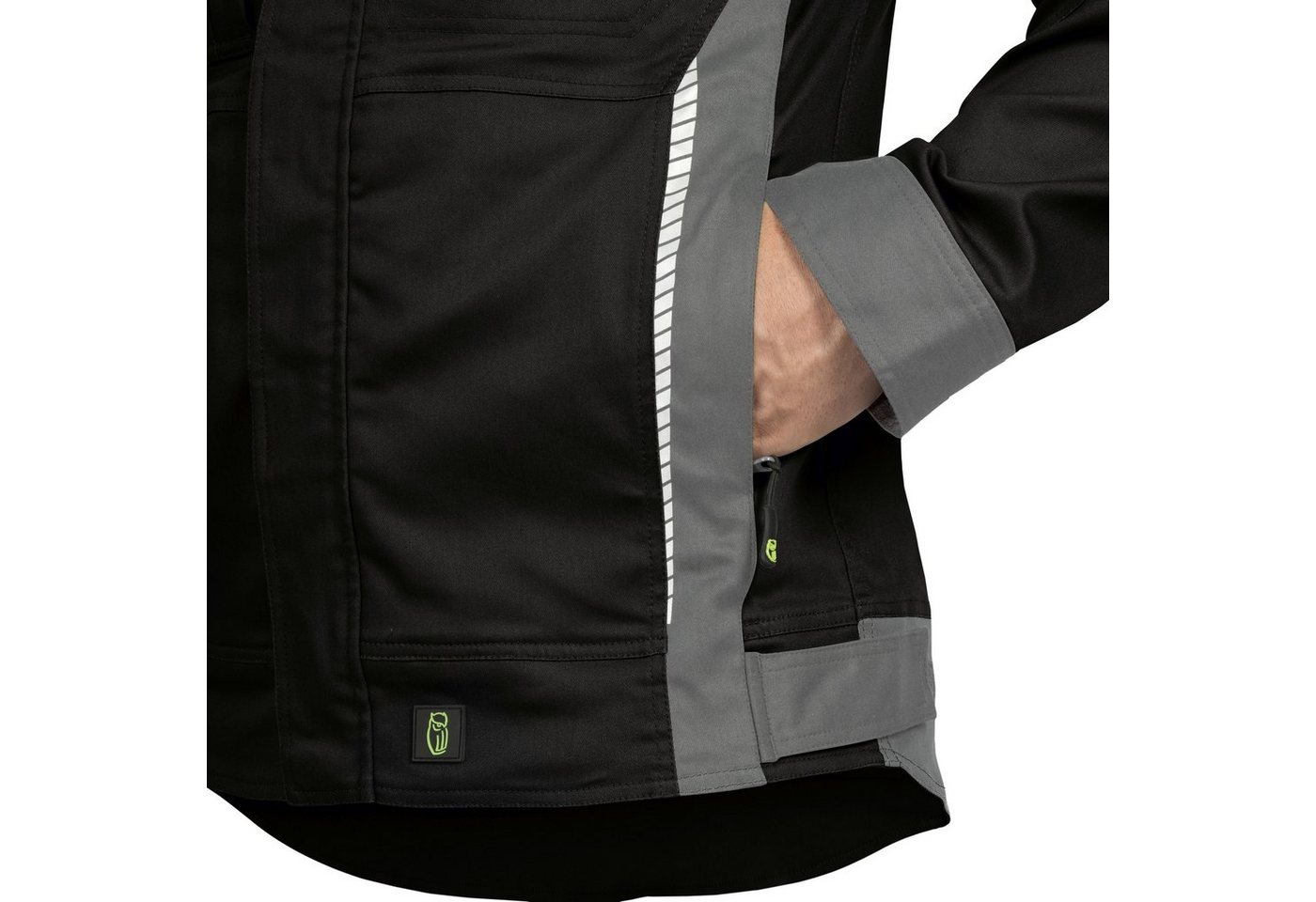 Leibwächter Arbeitsjacke Flex-Line Herren robuste Bundjacke atmungsaktive Allwetterjacke – Bild 3 von 5