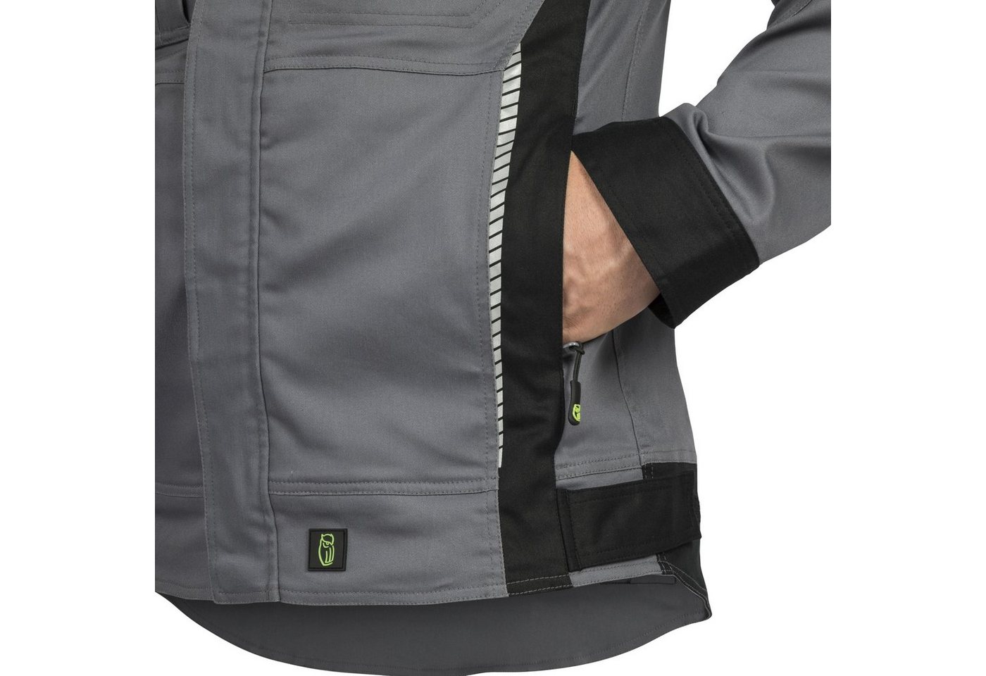 Leibwächter Arbeitsjacke Flex-Line Herren robuste Bundjacke atmungsaktive Allwetterjacke – Bild 3 von 5