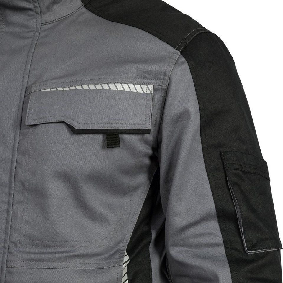 Leibwächter Arbeitsjacke Flex-Line Herren robuste Bundjacke atmungsaktive Allwetterjacke – Bild 4 von 5