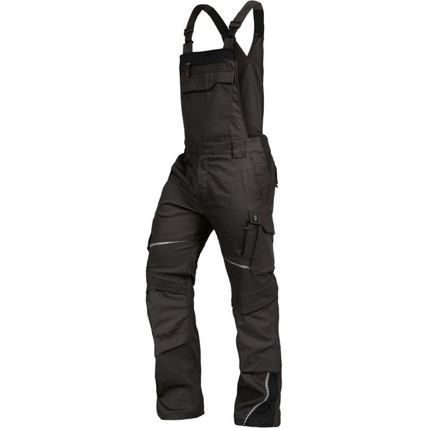 Leibwächter Arbeitslatzhose Herren Flex-Line Latzhose (Arbeitshose mit Keil im Schritt) mit Reflektoren
