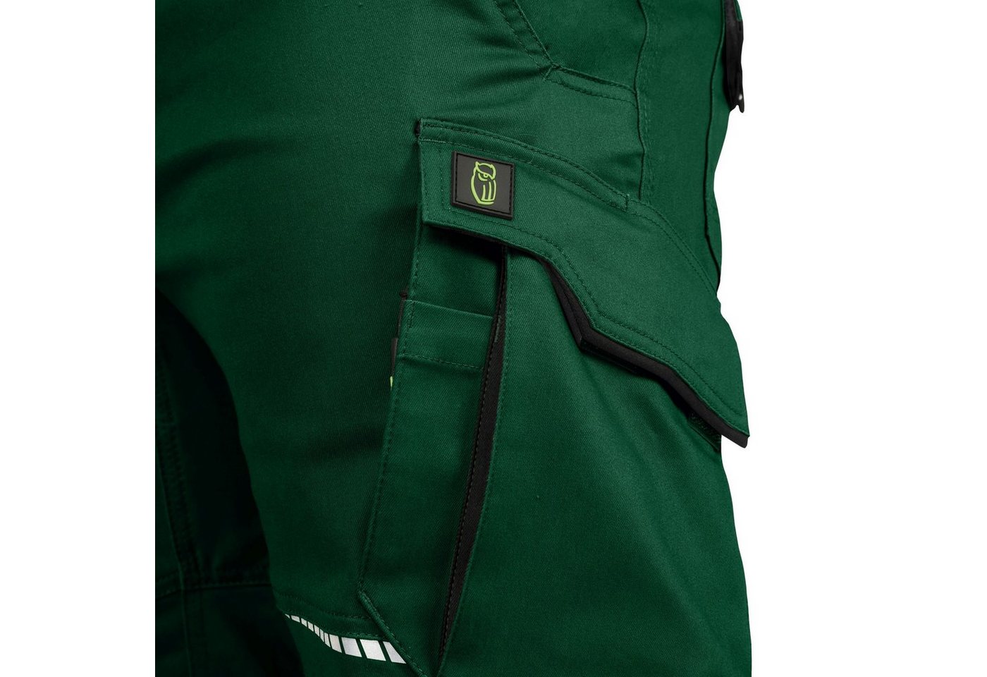Leibwächter Arbeitsshorts Damen Flex-Line Arbeitsshort mit Reflektoren und femininer Passform (Arbeitskleidung für Handwerk, Garten oder Freizeit, mit Cargotasc – Bild 4 von 5