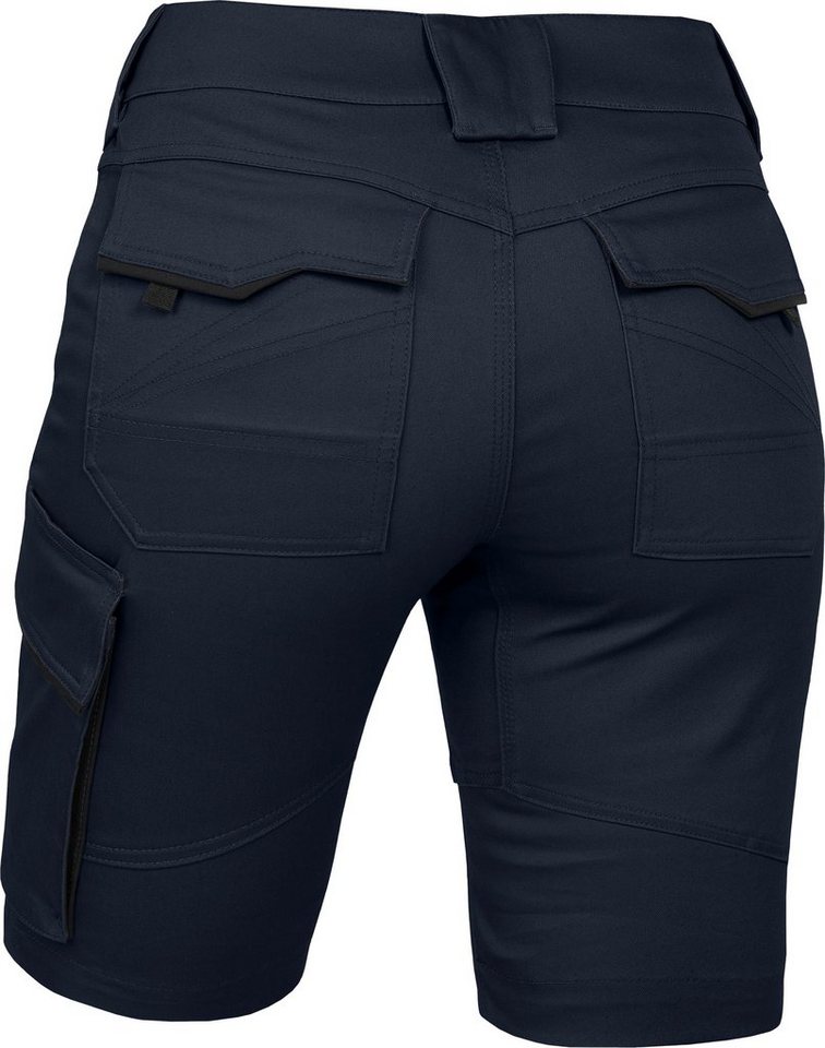 Leibwächter Arbeitsshorts Damen Flex-Line Arbeitsshort mit Reflektoren und femininer Passform (Arbeitskleidung für Handwerk, Garten oder Freizeit, mit Cargotasc – Bild 3 von 5