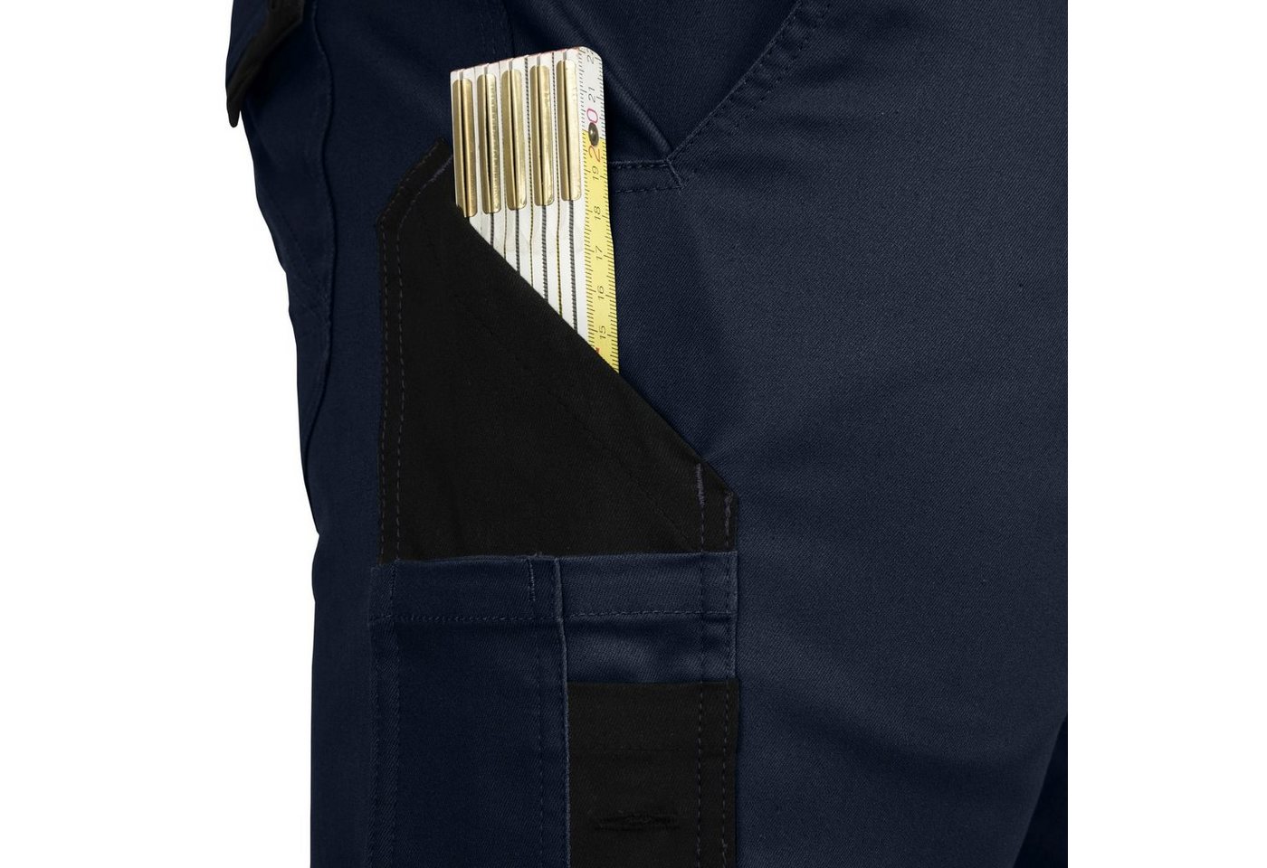 Leibwächter Arbeitsshorts Damen Flex-Line Arbeitsshort mit Reflektoren und femininer Passform (Arbeitskleidung für Handwerk, Garten oder Freizeit, mit Cargotasc – Bild 5 von 5