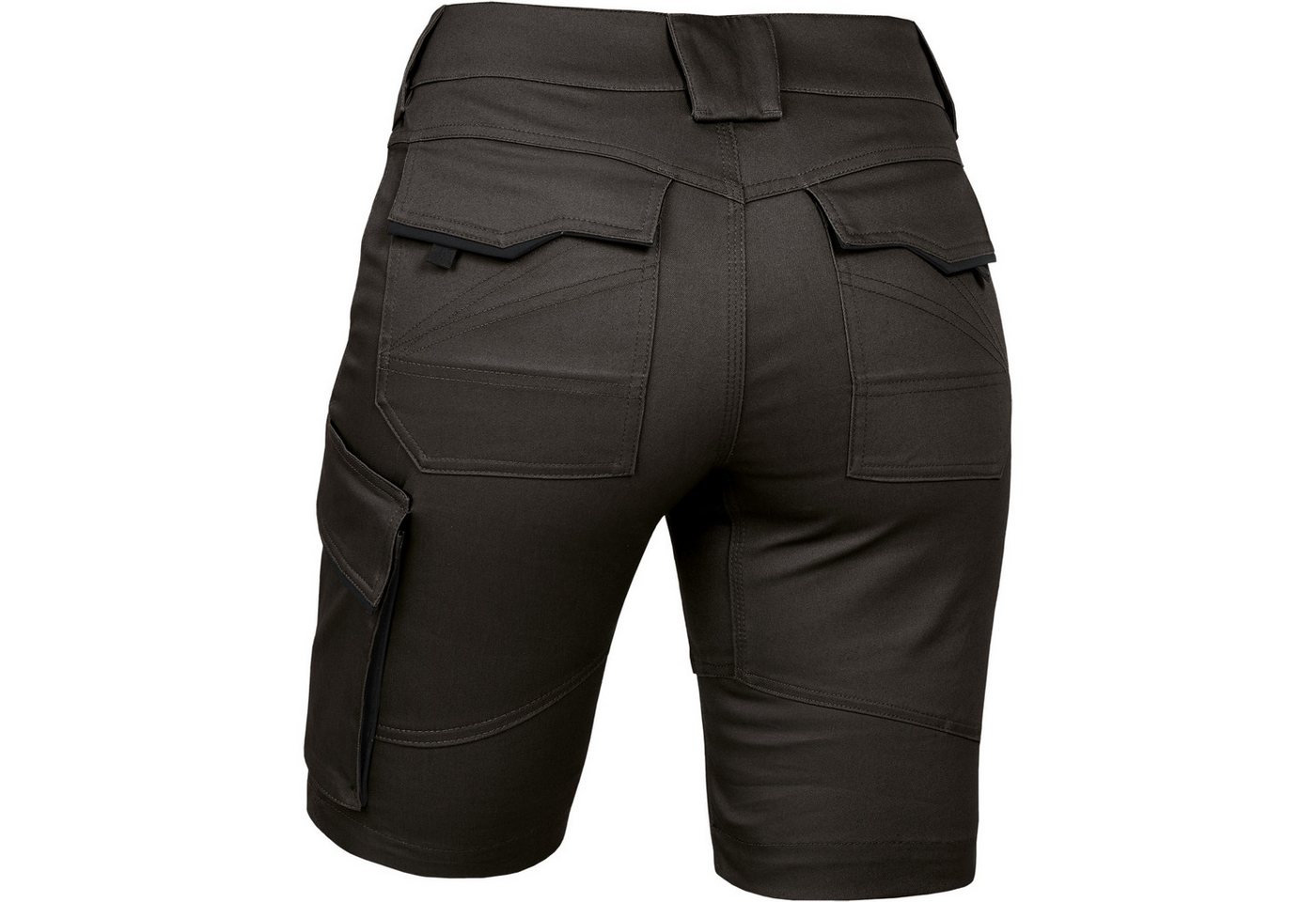 Leibwächter Arbeitsshorts Damen Flex-Line Arbeitsshort mit Reflektoren und femininer Passform (Arbeitskleidung für Handwerk, Garten oder Freizeit, mit Cargotasc – Bild 2 von 4