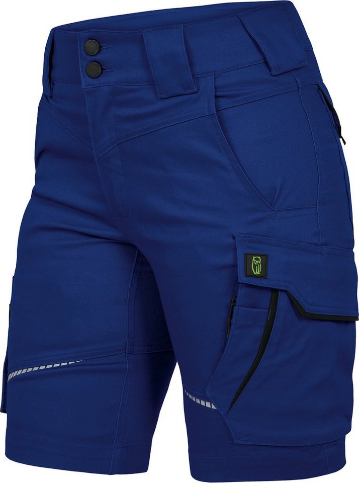 Leibwächter Arbeitsshorts Damen Flex-Line Arbeitsshort mit Reflektoren und femininer Passform (Arbeitskleidung für Handwerk, Garten oder Freizeit, mit Cargotasc – Bild 2 von 5