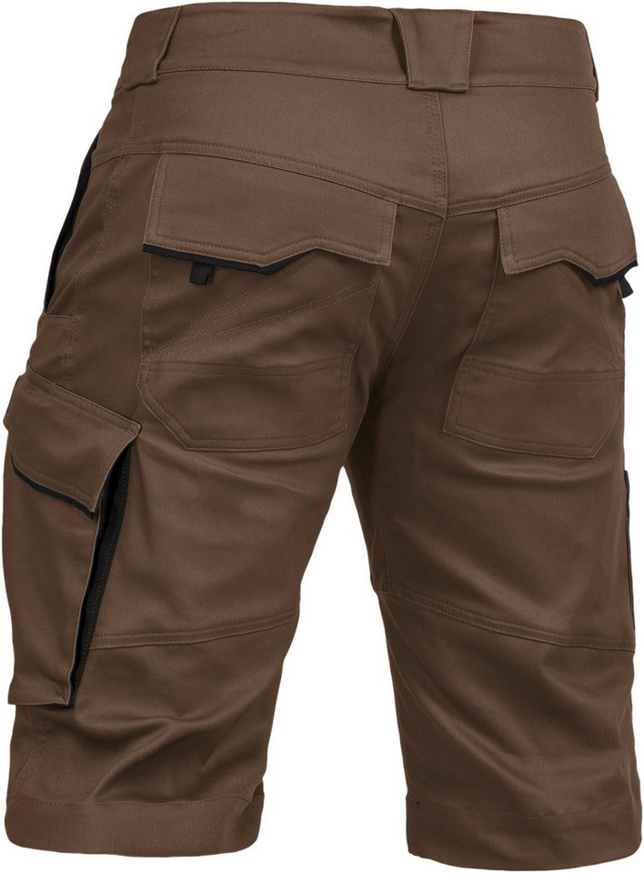 Leibwächter Arbeitsshorts Herren Flex-Line Cargoshorts, Bequeme Workwear, 290g/m² (Arbeitsbekleidung) dehnbar durch Elastan (Spandex), Waschbar bis 60°C & trock – Bild 2 von 5