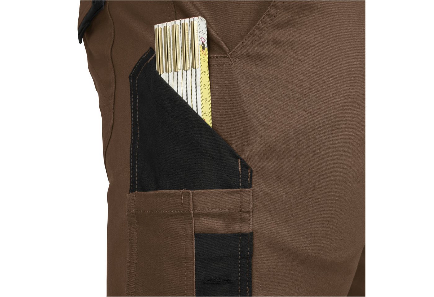 Leibwächter Arbeitsshorts Herren Flex-Line Cargoshorts, Bequeme Workwear, 290g/m² (Arbeitsbekleidung) dehnbar durch Elastan (Spandex), Waschbar bis 60°C & trock – Bild 4 von 5