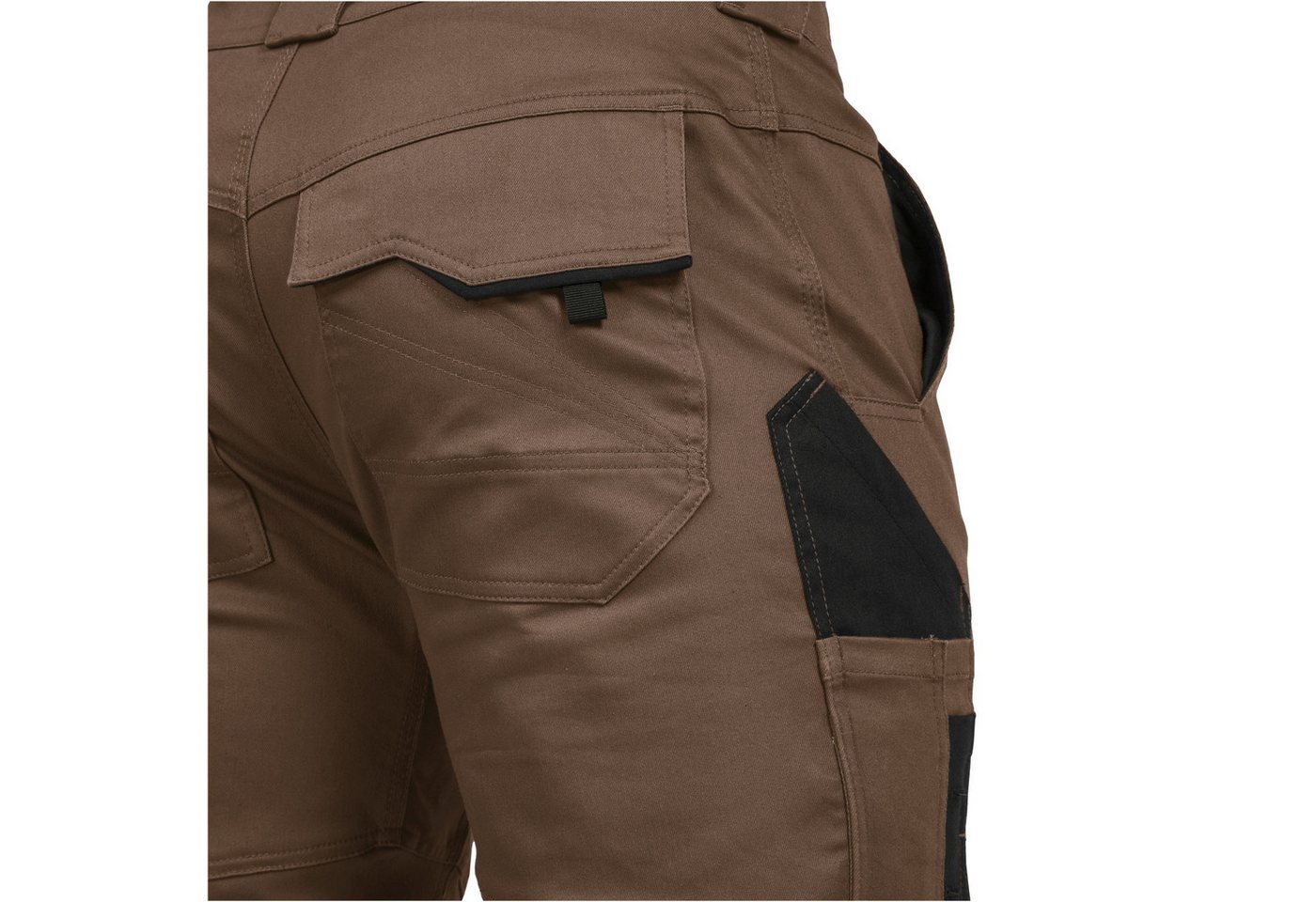 Leibwächter Arbeitsshorts Herren Flex-Line Cargoshorts, Bequeme Workwear, 290g/m² (Arbeitsbekleidung) dehnbar durch Elastan (Spandex), Waschbar bis 60°C & trock – Bild 5 von 5