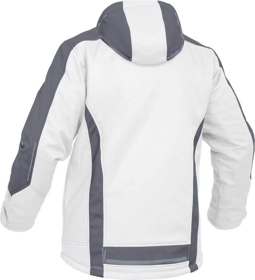 Leibwächter Winterjacke Flex-Line Herren Winter Softshelljacke mit Rückenisolierung (Winterjacke mit Reflektoren, Softshelljacke mit abnehmbarer Kapuze) atmungs – Bild 3 von 5