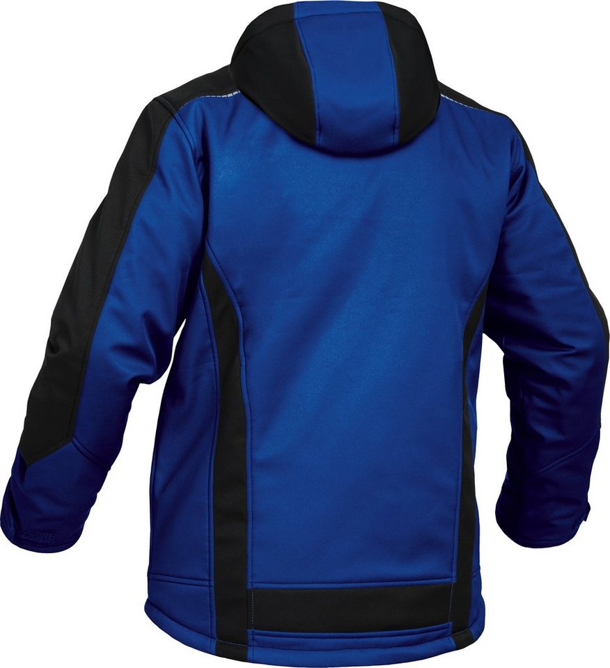 Leibwächter Winterjacke Flex-Line Herren Winter Softshelljacke mit Rückenisolierung (Winterjacke mit Reflektoren, Softshelljacke mit abnehmbarer Kapuze) atmungs – Bild 3 von 5