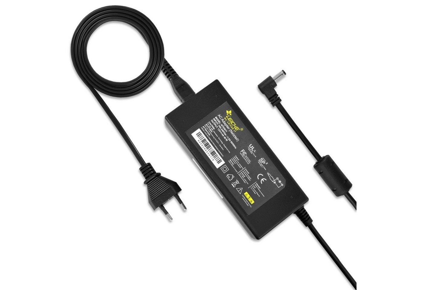 Leicke ULL Netzteil 48W, 12V, 4A 5,5 * 2,5mm Netzteil (für LCD-/TFT-Monitore und Anwendungen wie Pico PSU etc) – Bild 2 von 5