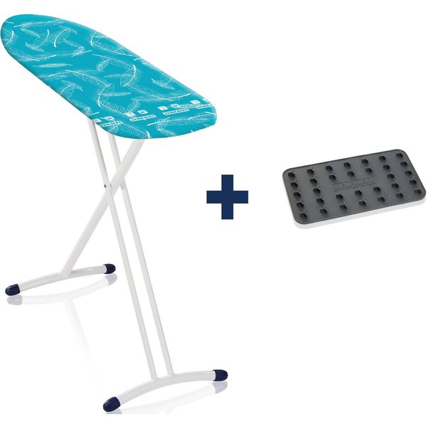 Leifheit Bügelbrett AirBoard L Solid Shoulder, Bügelfläche 130x30 cm, Made in Europe