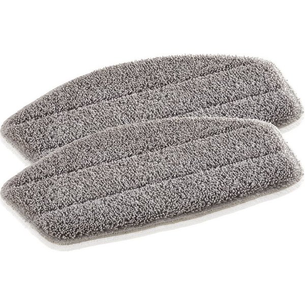 Leifheit Dampfreiniger 2er Set Ersatzpads Dampfreiniger CleanTenso, 0 W, Waschbar bei 60°C, Microfaser, leichtes anbringen und abnehmen