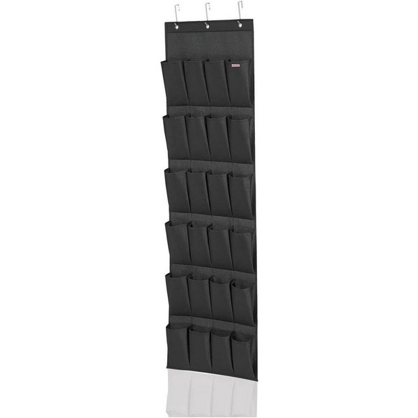 Leifheit Hängeregal Organizer aus Stoff, Hängeregal für Schuhe, hängende Schuhaufbewahrung, Hängeaufbewahrung 1-tlg., Schuhregal mit Türhaken, hygienisch abwasc