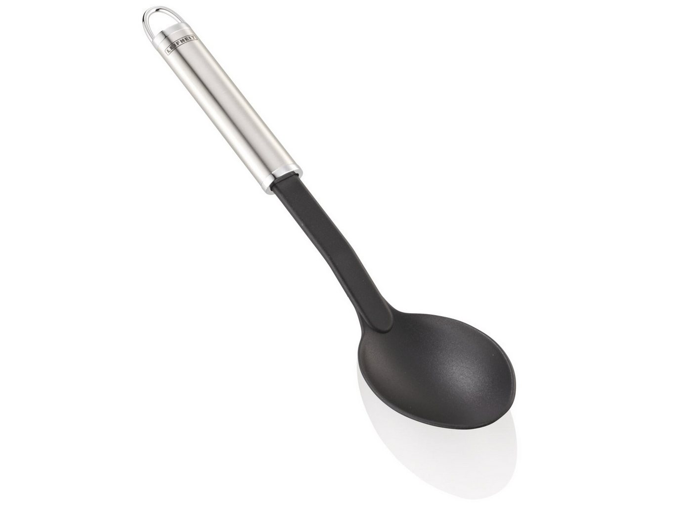 Leifheit Servierlöffel Gemüselöffel Nylon, Edelstahl, hitzebeständiges Nylon bis 160°C, Aufhängeöse – Bild 3 von 5