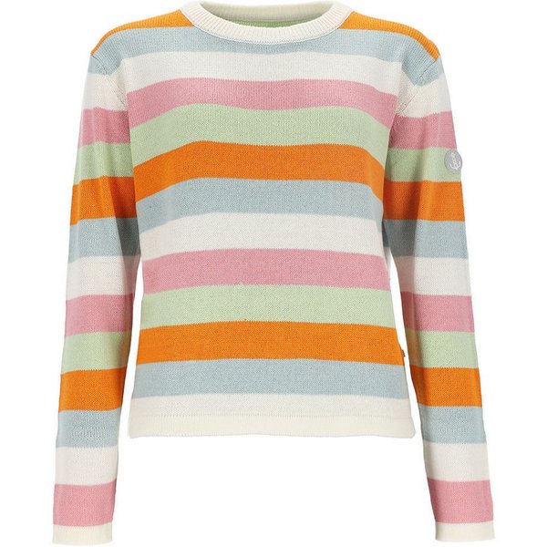 Leitfeuer Streifenpullover 80880 Damen Strickpullover mit Streifen - Pullover mit überschnittenen Arm