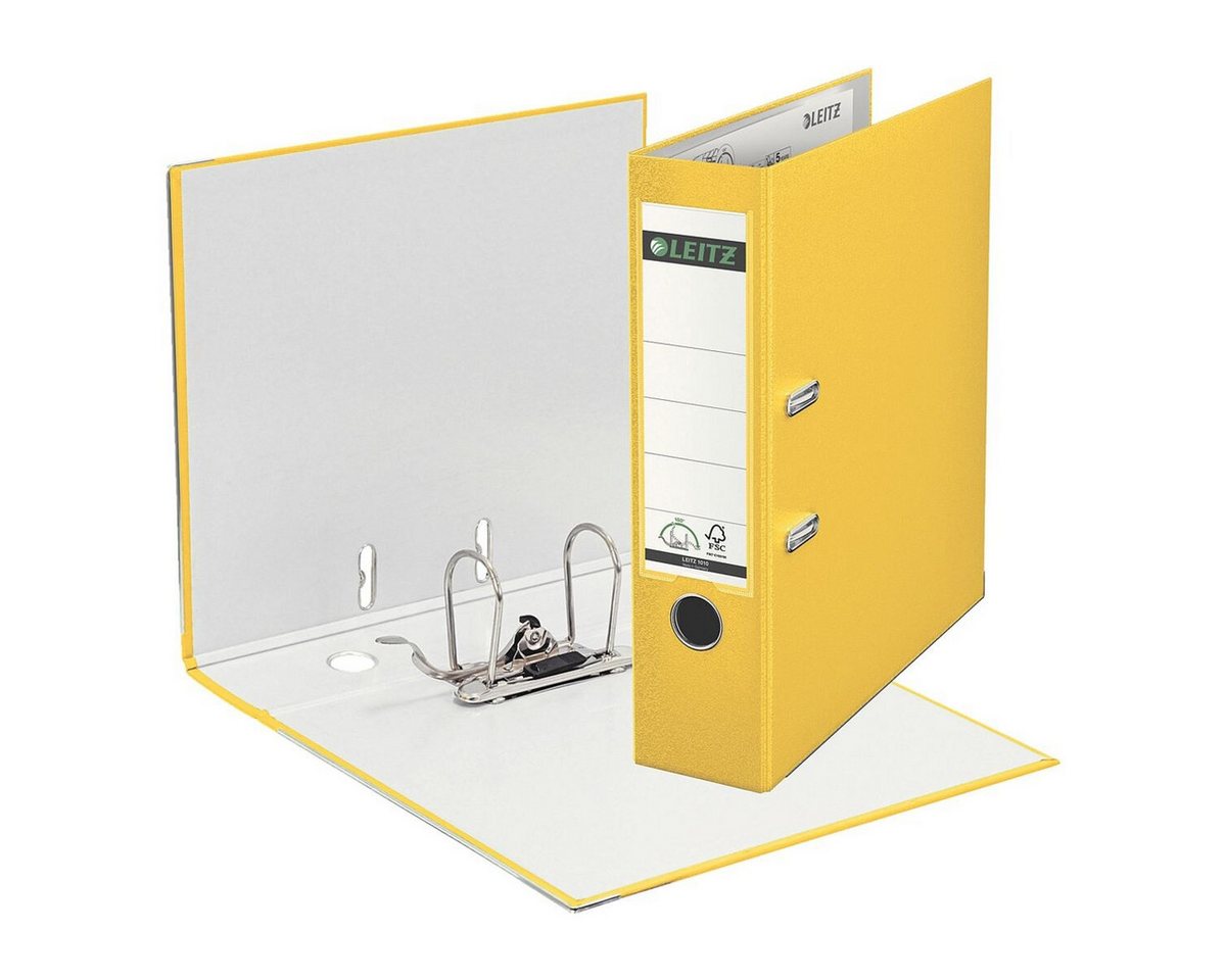 LEITZ Aktenordner 1010, Ordner breit, auswechselbares Rückenschild – Bild 2 von 5