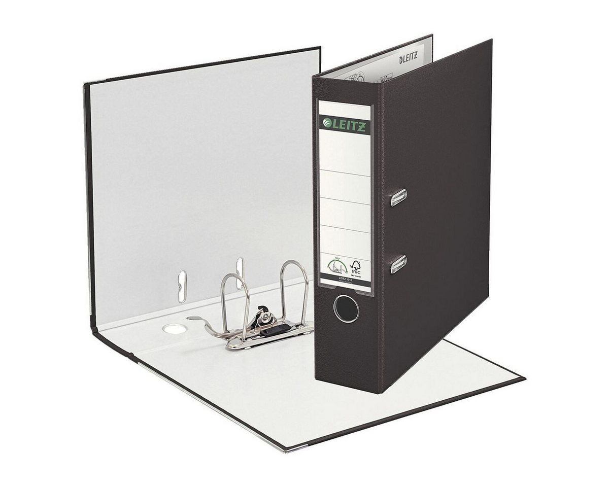 LEITZ Aktenordner 1015, Ordner schmal, auswechselbares Rückenschild – Bild 2 von 4