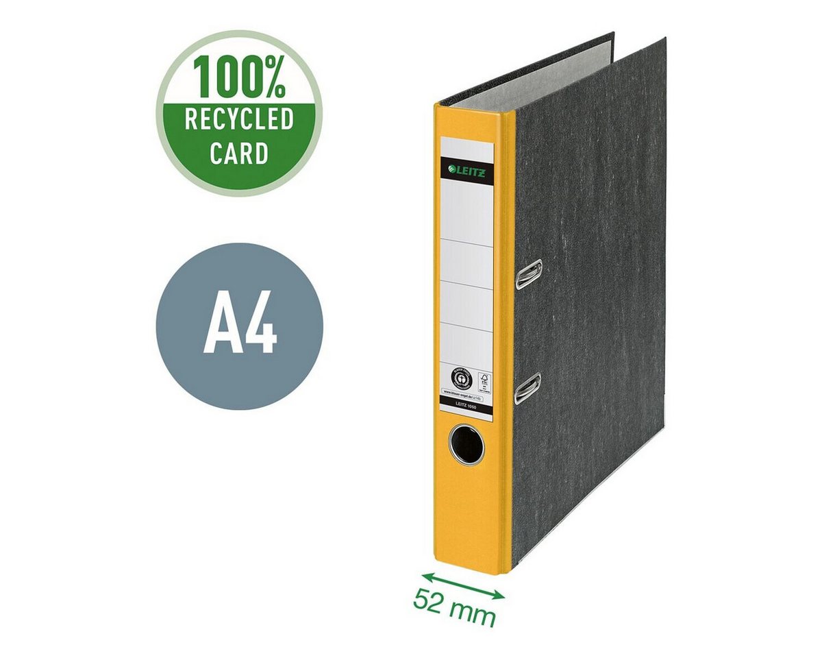 LEITZ Aktenordner 1050, Ordner schmal, aufgeklebtes Rückenschild – Bild 5 von 5