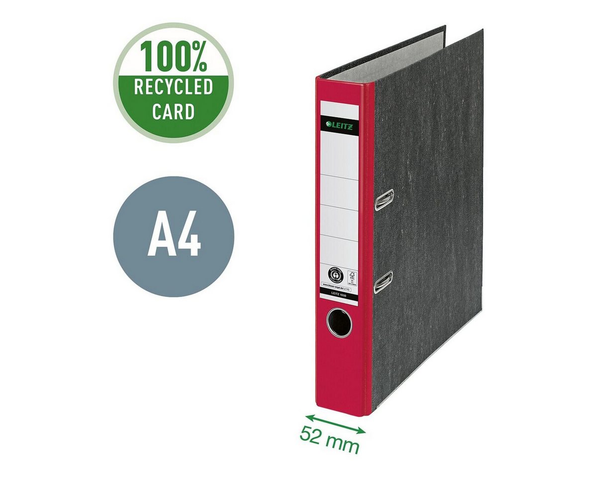 LEITZ Aktenordner 1080, Ordner breit, aufgeklebtes Rückenschild – Bild 5 von 5