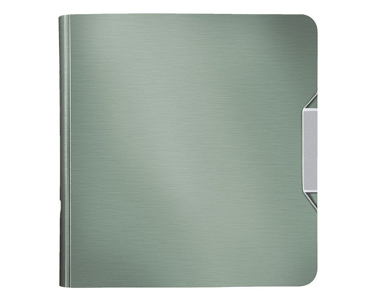LEITZ Aktenordner 180° Active Style 1108, Ordner breit, Alu-Optik, aufgeklebtes Rückenschild – Bild 3 von 4