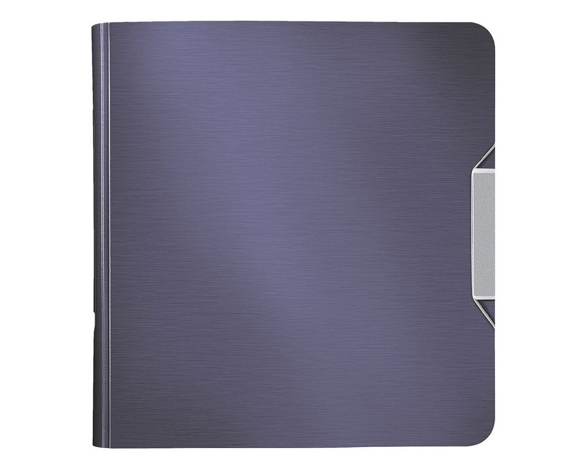 LEITZ Aktenordner 180° Active Style 1108, Ordner breit, Alu-Optik, aufgeklebtes Rückenschild – Bild 3 von 4