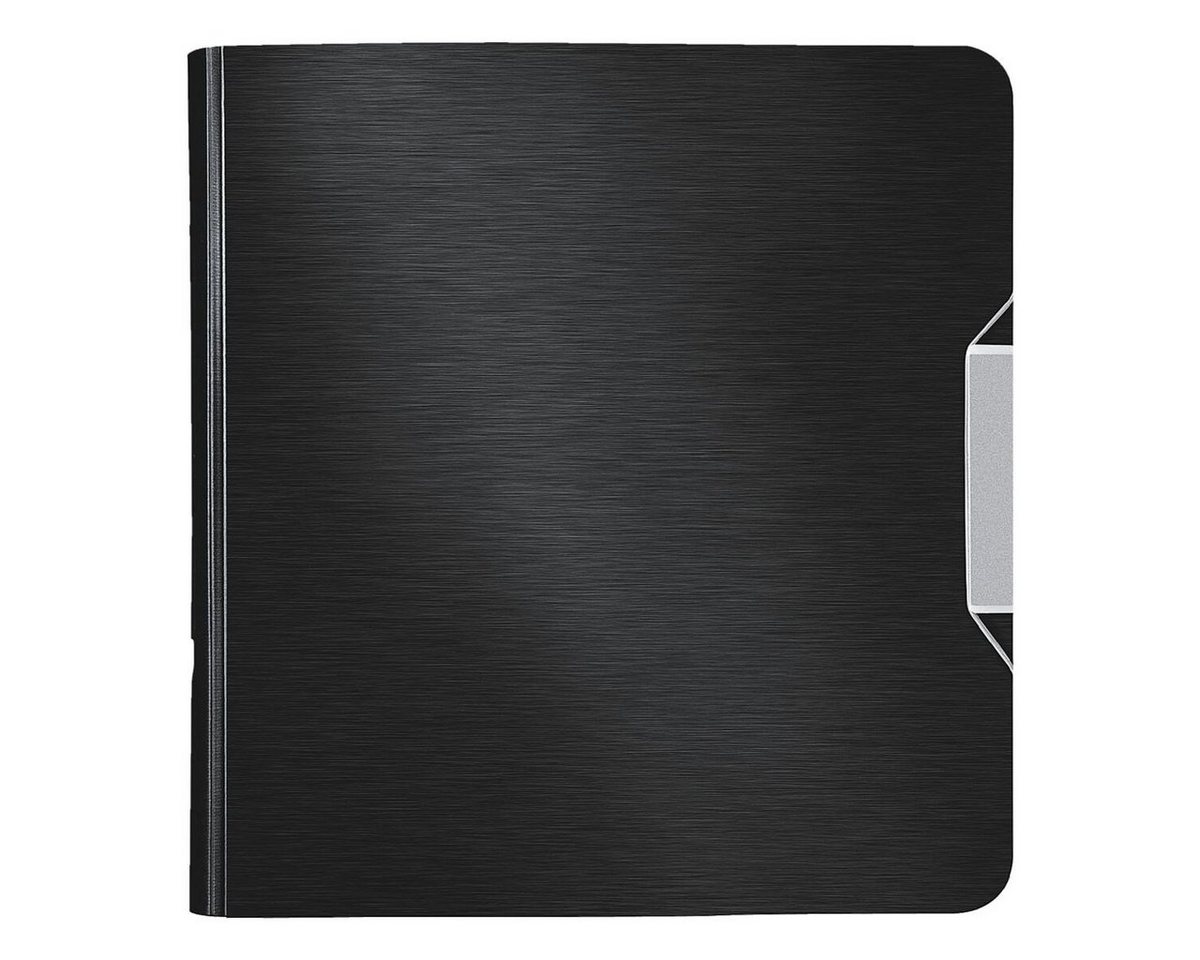 LEITZ Aktenordner 180° Active Style 1109, Ordner schmal, Alu-Optik, aufgeklebtes Rückenschild – Bild 3 von 4