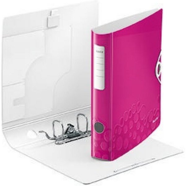 LEITZ Aktenordner Ordner A4 schmal Wow pink metallic