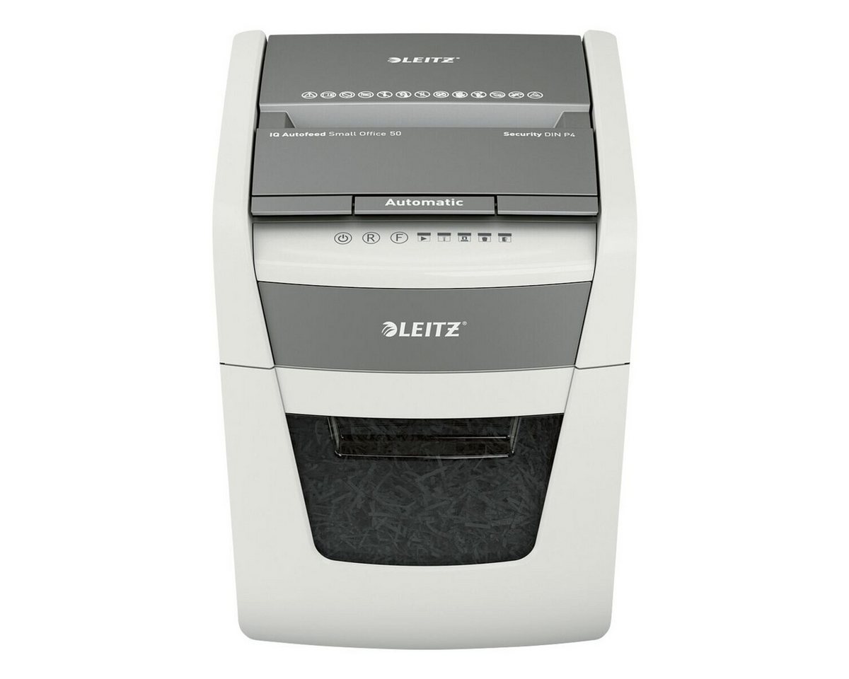 LEITZ Aktenvernichter Small Office 50, Partikelschnitt 4x28 mm, bis 50 Blatt, 20 Liter – Bild 2 von 5