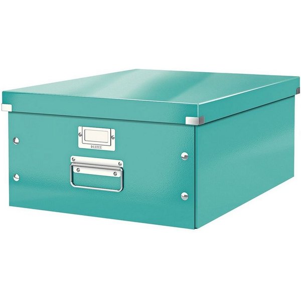 LEITZ Aufbewahrungsbox Click & Store, mit Metall-Etikettenhalter