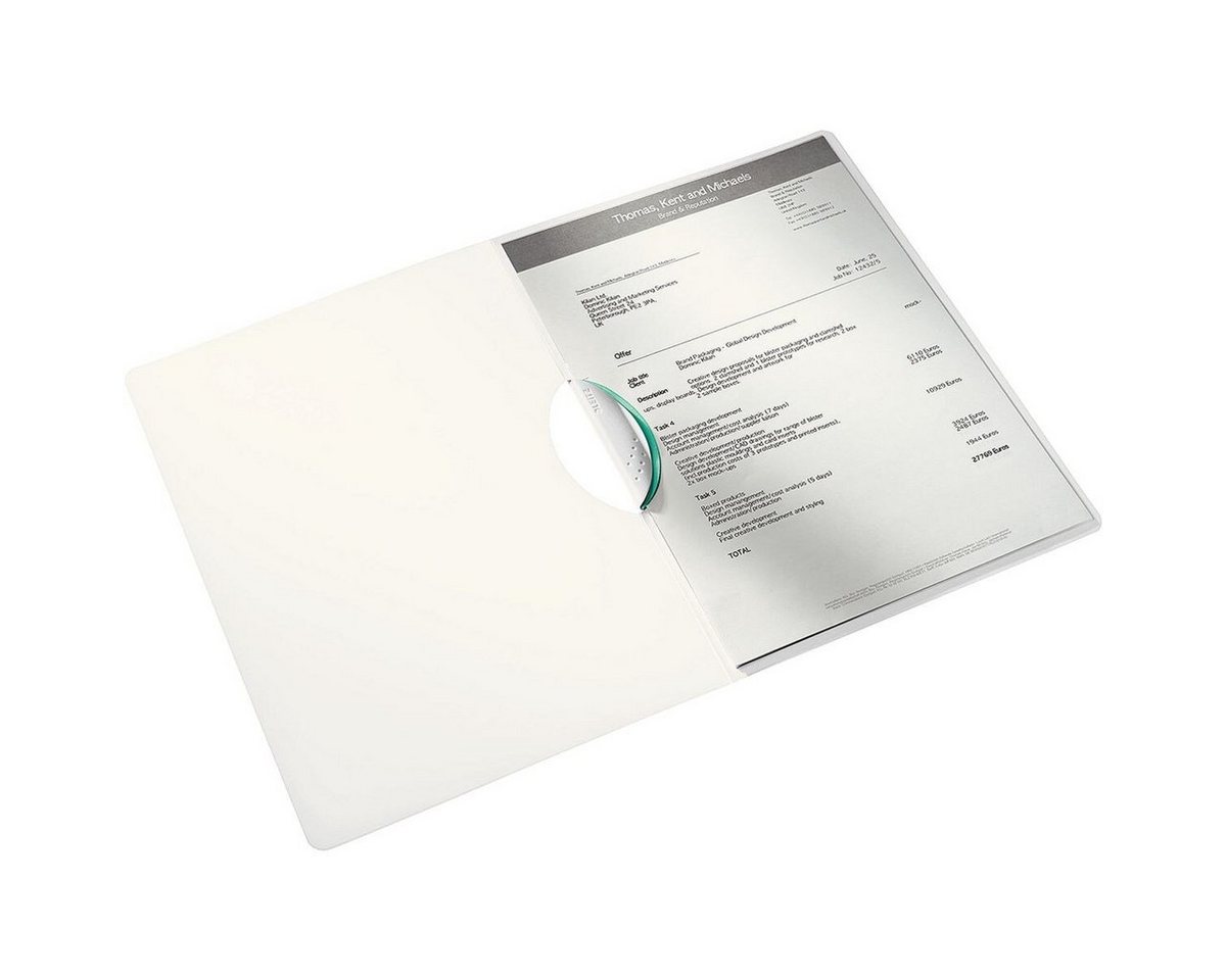 LEITZ Hefter WOW ColorClip 4185, mit Klemmfunktion, Format DIN A4, bis 30 Blatt – Bild 2 von 2
