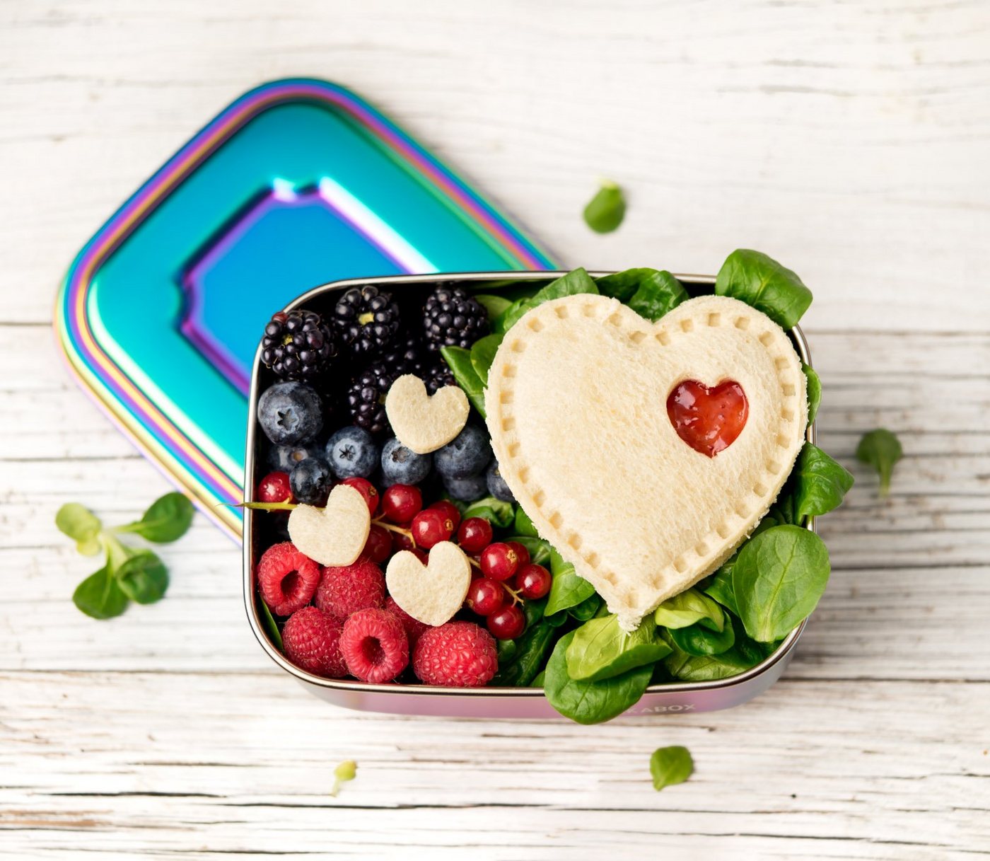 LEKKABOX Ausstechform 2er Set Brot Ausstecher mit Versiegelung für gefüllte Sandwiches, Hervorragend zum Ausstechen von Brot und Plätzchen – Bild 5 von 5