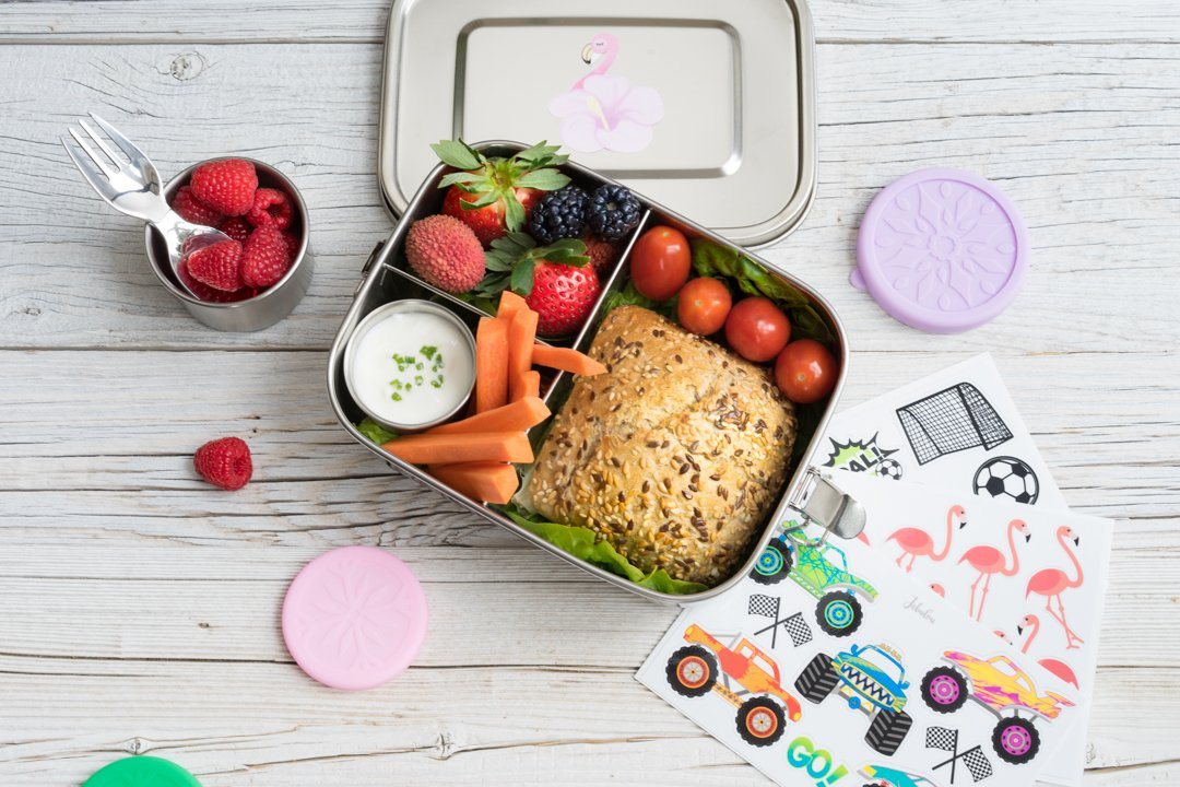 LEKKABOX Lunchbox Dipper, 2er Set - Mini Kleine Edelstahl Soßen Dressing Behälter, Auslaufsicher, sogar bei flüssigen Dressings – Bild 2 von 5