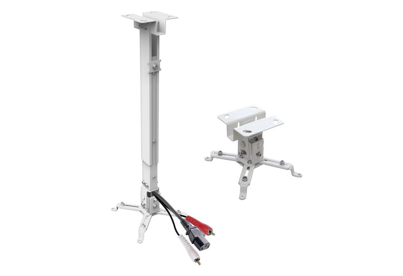 LEMLIT Beamer-Deckenhalterung Beamer Deckenhalterung und Wandhalterung, Einfache Vielseitigkeit, (1er Set, 1-tlg., 43-65cm, ausziehbar 43-65cm Projektorhalterun – Bild 4 von 5