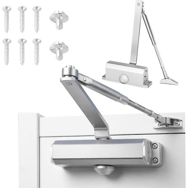 LEMLIT Türschließer Automatischer hydraulischer Obentürschließer, (1er Set, 1-tlg., 25-45kg), einstellbar für Innentüren, Türgewicht 25-45 kg