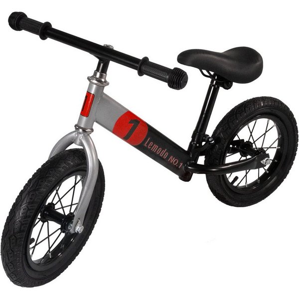 Lemodo Laufrad Lauflernrad mit 12 Zoll Lufträder, höhenverstellbares Balance Bike 12 Zoll, für Kinder von 2-7 Jahren geeignet