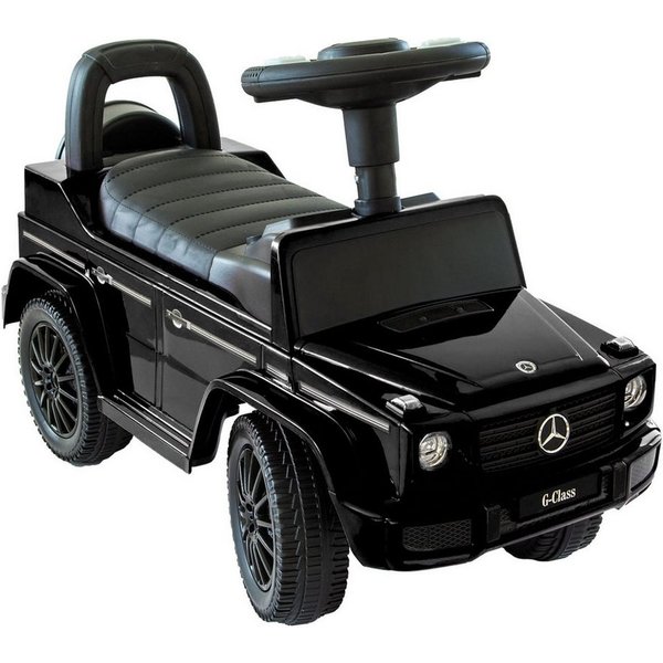 Lemodo Rutscherauto Babyrutscher Mercedes G350d, leiselaufende Kunststoffräder, mit Soundlenkrad