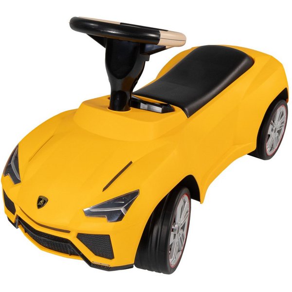 Lemodo Rutscherauto Rutschauto Lamborghini Urus gelb, Rutschfahrzeug ab 1 Jahr, für Kinder ab 18 Monate, offiziell lizenziert