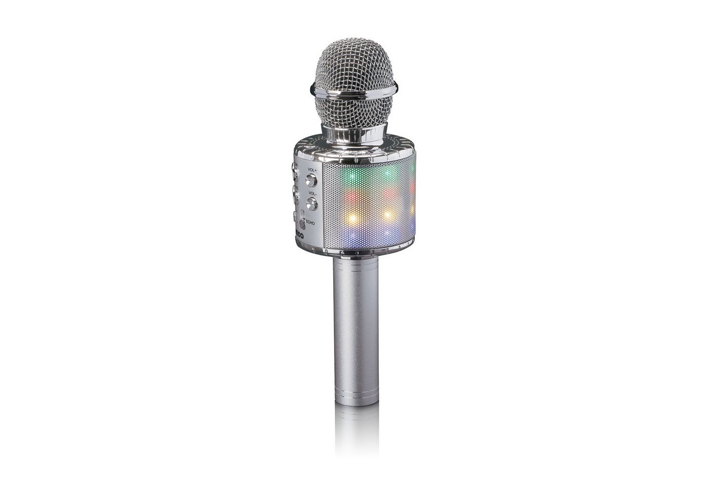 Lenco BMC-050SI Karaoke-Maschine (Bluetooth, 3 W, Bluetooth-Streaming, Stimmumwandlung, Echo- und Lautstärkeregel) – Bild 2 von 5