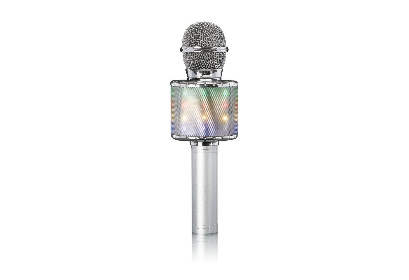 Lenco BMC-050SI Karaoke-Maschine (Bluetooth, 3 W, Bluetooth-Streaming, Stimmumwandlung, Echo- und Lautstärkeregel) – Bild 3 von 5