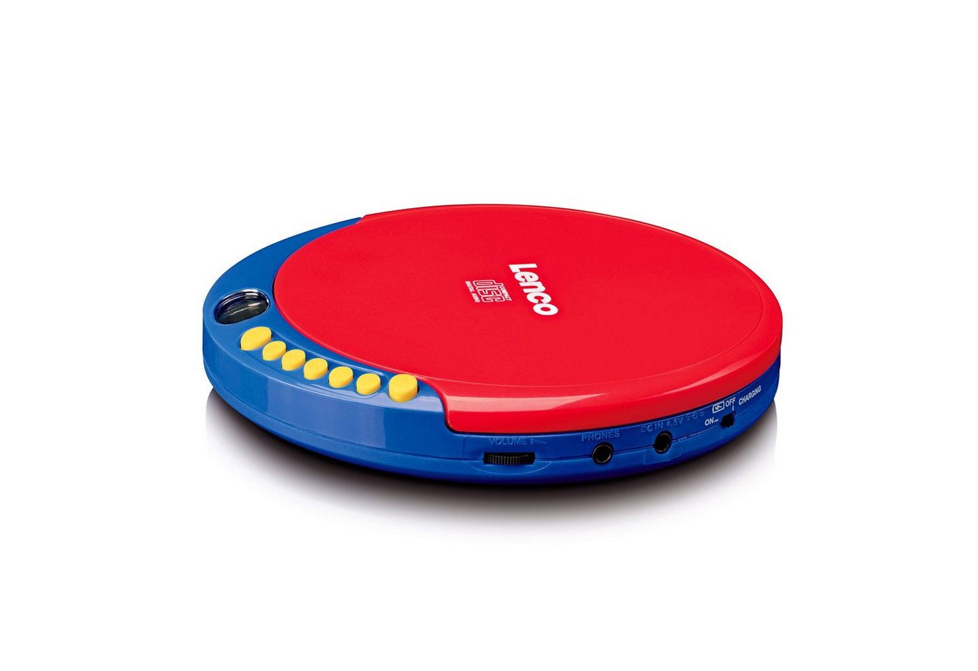 Lenco CD-021KIDS CD-Player (Kinder CD-Player mit Schallschutz, inkl. Kopfhörer & Batterien) – Bild 5 von 5