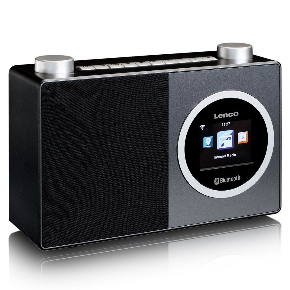 Lenco DIR-70BK Internet-Radio (Internet, 3 W, Radio mit Farbdisplay und 5-Tage-Wettervorhersage & Bluetooth 5.0) – Bild 2 von 5