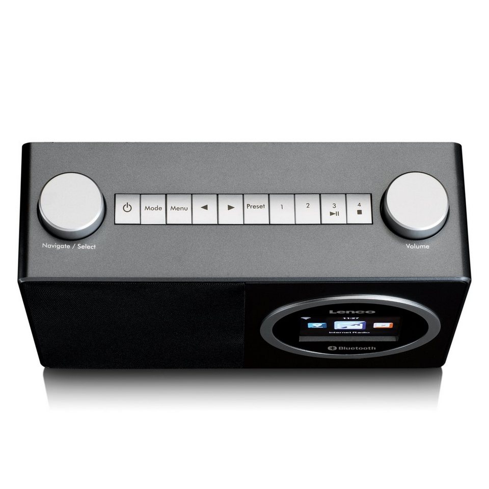 Lenco DIR-70BK Internet-Radio (Internet, 3 W, Radio mit Farbdisplay und 5-Tage-Wettervorhersage & Bluetooth 5.0) – Bild 3 von 5