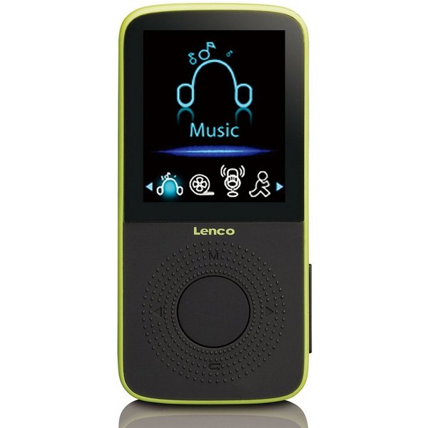 Lenco PODO-153 MP3-Player (4 GB, MP3-Player/Schrittzähler erweiterbar bis 32 GB, 3h Akku in 2 Farben)