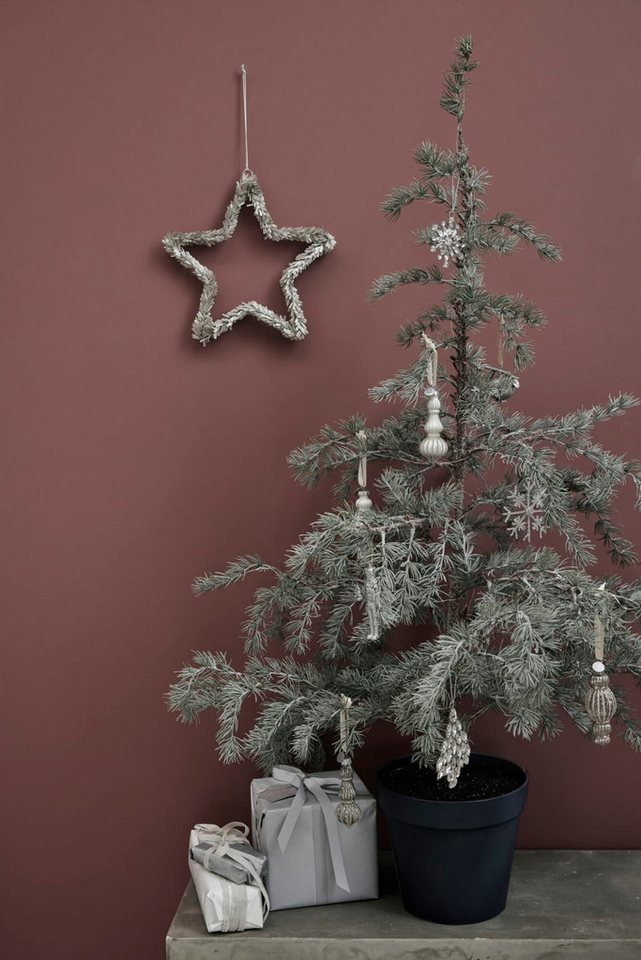 Winterliche Kunstpflanze Kunstbaum mit Beleuchtung CEDILLE, Lene Bjerre, Höhe 120 cm – Bild 2 von 2