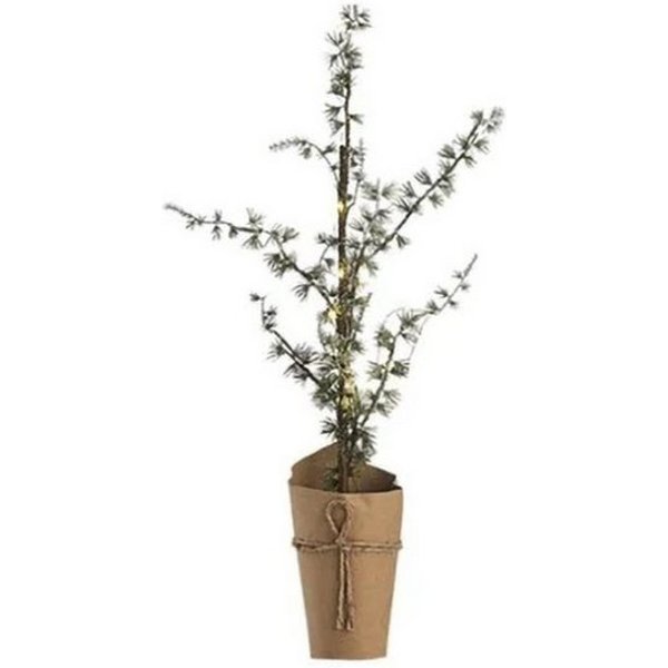Winterliche Kunstpflanze Zeder PINEA mit LED, Lene Bjerre, Höhe 60 cm